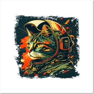 I'm Cat Astronaut, Funny Cat Floating Around The Planets Posters and Art